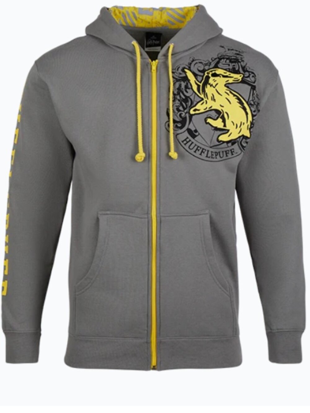 Official Harry Potter Hufflepuff House Pride Zip-Up Hoodie